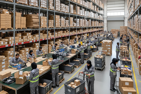 Image which describes the ازدحام الطلبات خلال مواسم الذروة