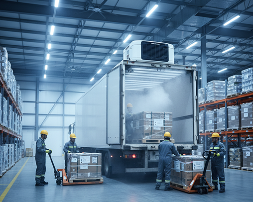 شبكة نقل مبرد متقدمة للقطاع التجاري